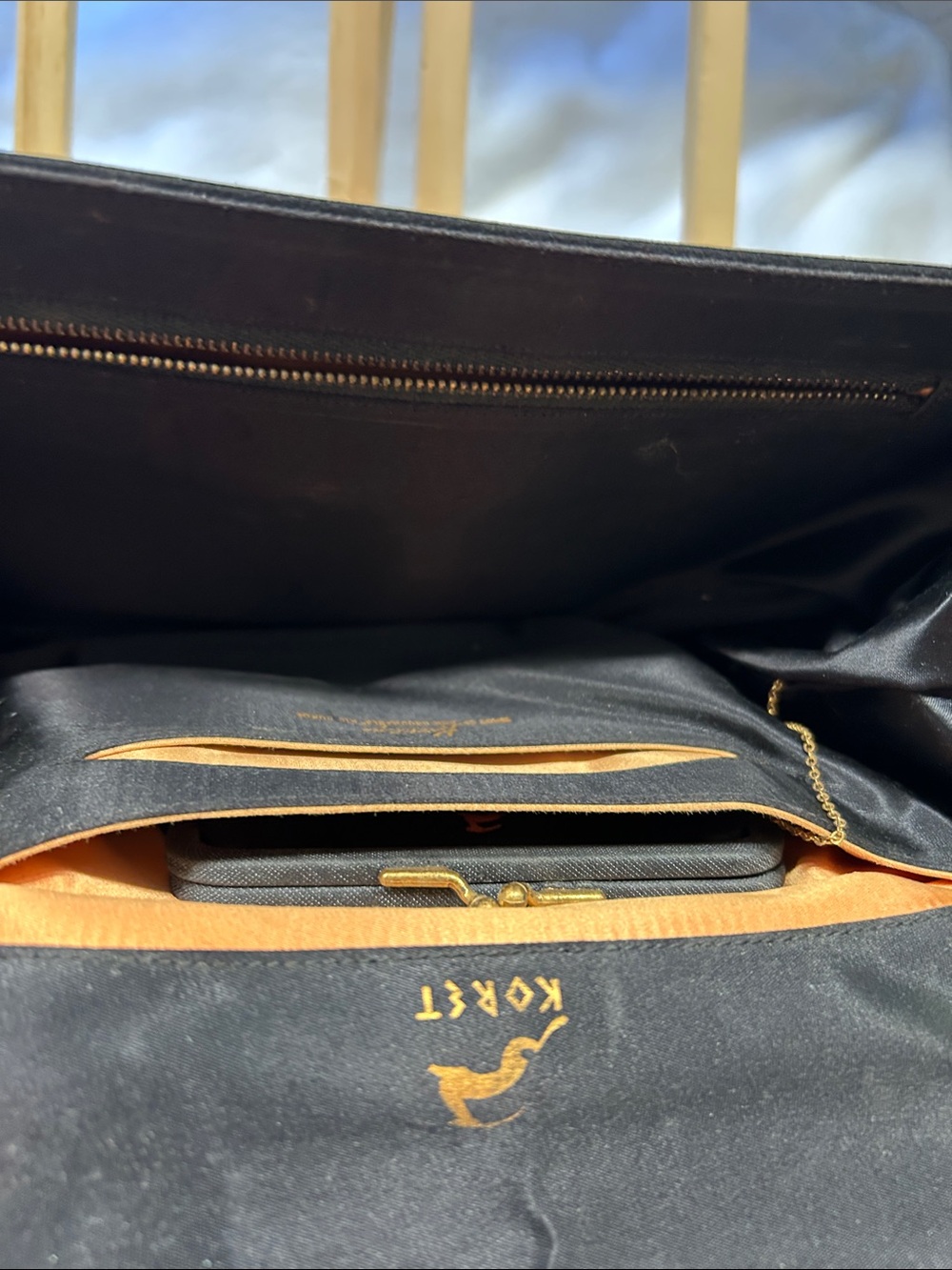 Vintage Koret of New York Korelope Suede Handbag
1960s w Coin Purse - Picture 5 of 16